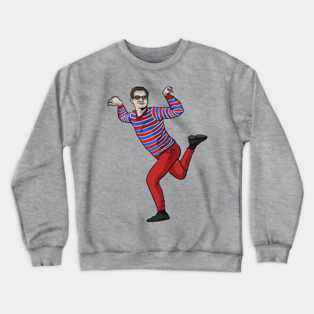 Artie from The Adventures of Pete and Pete Crewneck Sweatshirt by Black Snow Comics